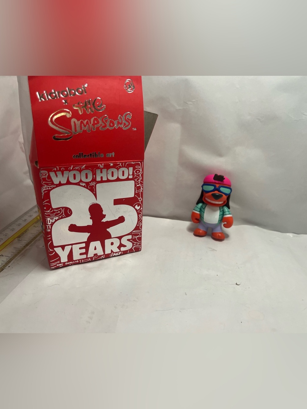 The Simpsons Kid Robot Poochie blind box with box
